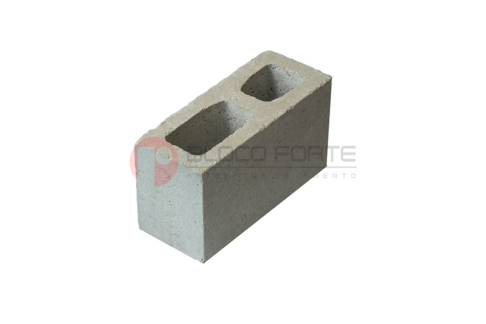 BLOCO DE CIMENTO ESTRUTURAL 14X19X34CM