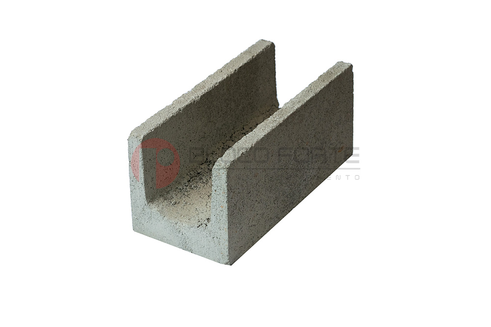 BLOCO DE CIMENTO CANALETA 19X19X39CM