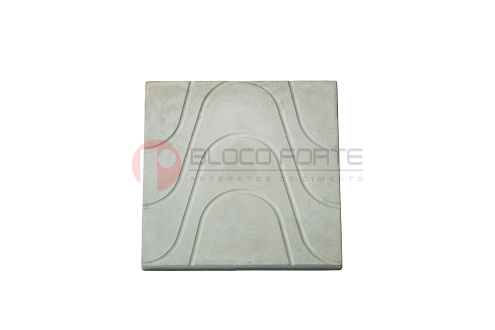 LADRILHO ONDULADO 33X2,5X33CM